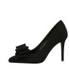 Luxury Bowknot Suede High Heels Stilettos Pumps Shoes - Image 3