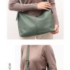 Luxury Cowhide Wide Strap Crossbody Large Casual Shoulder Purse - Image 3