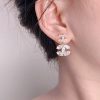 Luxury Crystal Zircon Shiny Rhinestone Letter Drop Earring - Image 13