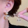 Luxury Crystal Zircon Shiny Rhinestone Letter Drop Earring - Image 6