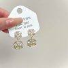 Luxury Crystal Zircon Shiny Rhinestone Letter Drop Earring - Image 10