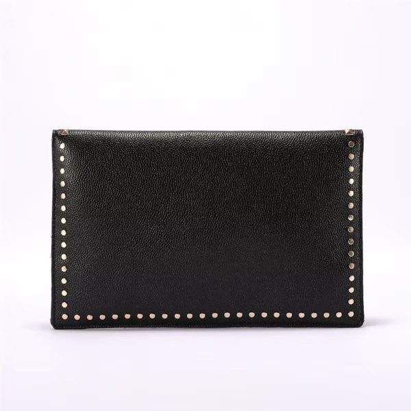 Luxury PU Leather Rivet Fashion Envelope Design Clutches Bag - Image 7