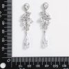 Luxury Silver Cubic Zirconia AAA Teardrop Dangle Earrings - Image 8