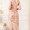 Luxury Vintage Backless Sequin Midi Prom Dresses - Image 5