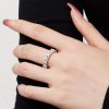 Marquise Cut Full Moissanite Sterling Silver Ring - Image 10