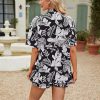 Print Short Sleeve Fashion Casual Shirt And Shorts Two Piece Set - Image 6