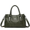 High-quality Soft Leather High-capacity Luxury Designer Handbags - Image 26