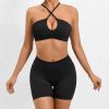 Seamless Fashion Hip-lifting Nude Feel Shorts Cross Beauty Back Bra Suits Sets - Image 8