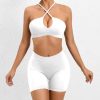 Seamless Fashion Hip-lifting Nude Feel Shorts Cross Beauty Back Bra Suits Sets - Image 7