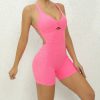 Seamless Hip-lifting Cross Beauty Back One-Piece Workout Jumpsuits - Image 6
