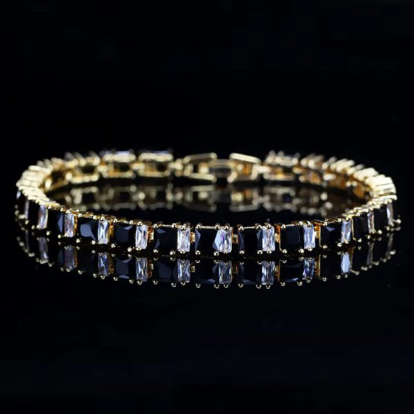 Shiny Square Zirconia Fashion Three Graces Bracelet - Image 4