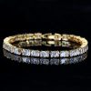 Shiny Square Zirconia Fashion Three Graces Bracelet