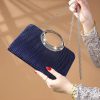 Simple And Elegant Glitter Crystal Design Handbag - Image 13