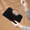 Simple And Elegant Glitter Crystal Design Handbag - Image 3