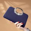 Simple And Elegant Glitter Crystal Design Handbag - Image 9