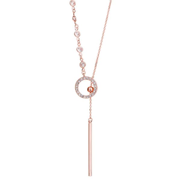 Simple Sweater Chain Ring Decoration Long Necklace - Image 4