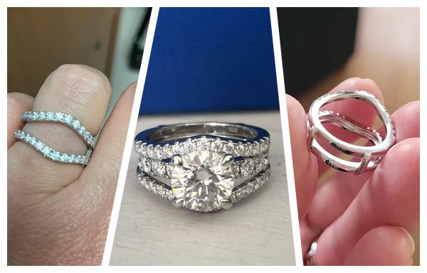 Simulated Diamond Luxury 925 Sterling Silver Moissanite Rings - Image 7