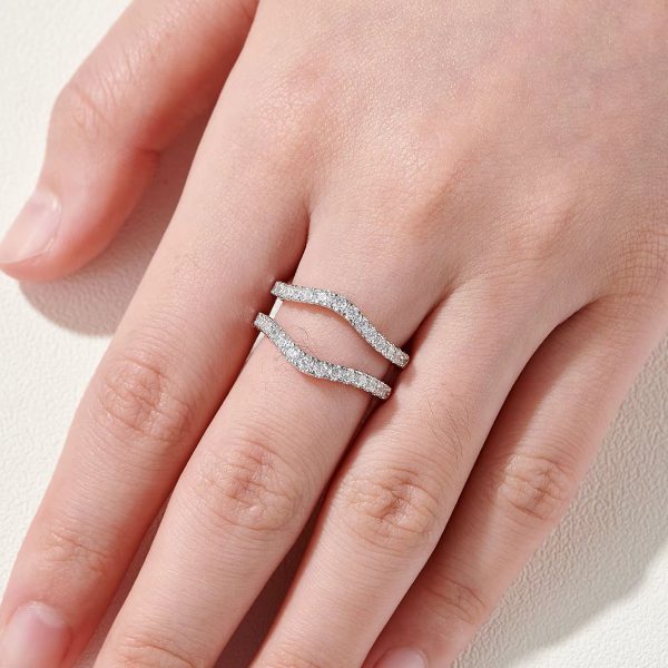 Simulated Diamond Luxury 925 Sterling Silver Moissanite Rings - Image 6