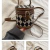 Small Bucket Designer Zipper Luxury Shoulder Bag - Image 3