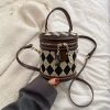 Small Bucket Designer Zipper Luxury Shoulder Bag - Image 4