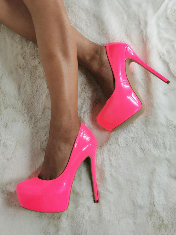 Stiletto Heel Pattern High Heels Pumps In - Image 5