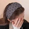 Sweet Printed BowFashion Hairband with Wide Design