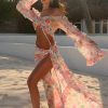 Beach Wrap Low Waist Tie Dye Swimming Suits
