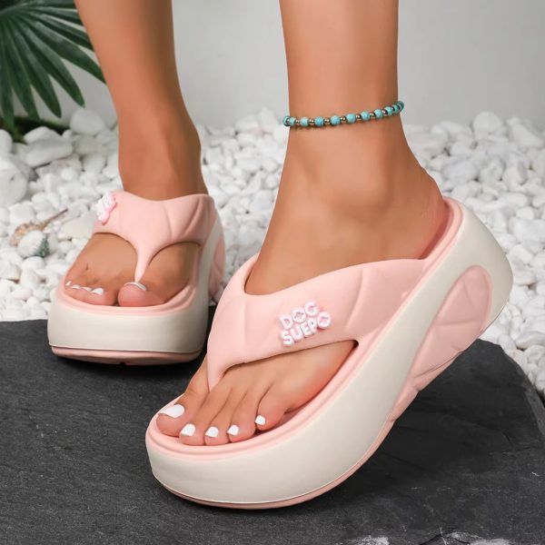 Comfortable Shallow Fashion Flip Flops Lightweight Slides Sandals - Image 10