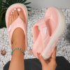 Comfortable Shallow Fashion Flip Flops Lightweight Slides Sandals - Image 2