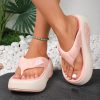 Comfortable Shallow Fashion Flip Flops Lightweight Slides Sandals - Image 5