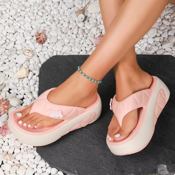 Comfortable Shallow Fashion Flip Flops Lightweight Slides Sandals - Image 8