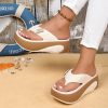 Comfortable Shallow Fashion Flip Flops Lightweight Slides Sandals - Image 9