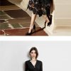 Elegant A-Line Hollow Out  Elastic Waist Boho Lace Skirt - Image 3