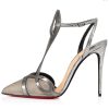 Elegant Buckle Fashion Patent Leather Stiletto High Heel Sandals - Image 9