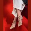 Elegant Buckle Fashion Patent Leather Stiletto High Heel Sandals - Image 3