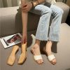 Elegant Crystal Round Ball Peep Toe Heels Sandal