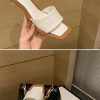 Elegant Crystal Round Ball Peep Toe Heels Sandal - Image 6