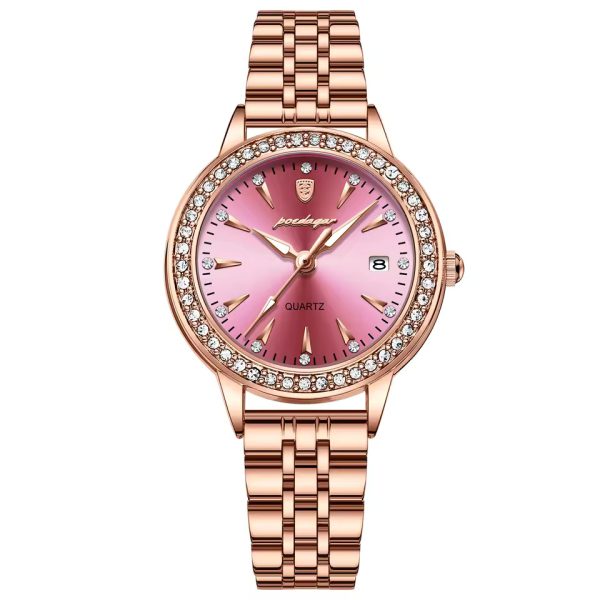 Elegant Diamonds Quartz Casual Waterproof Watch - Image 6