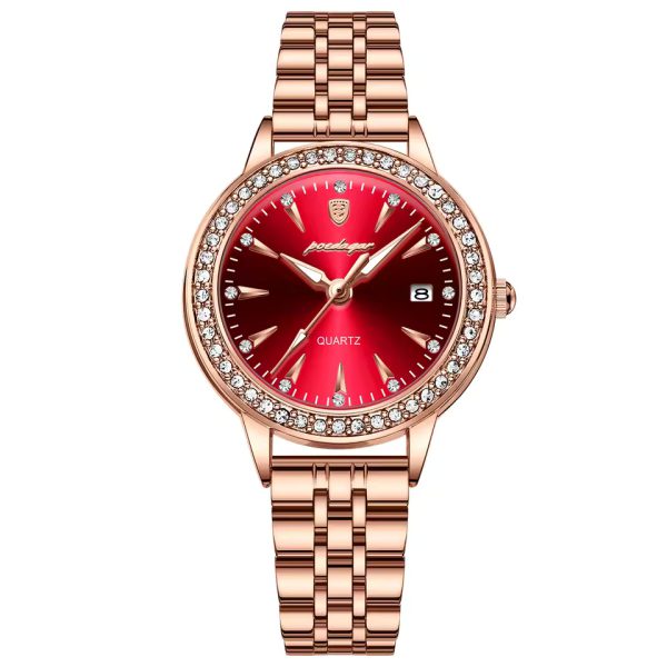 Elegant Diamonds Quartz Casual Waterproof Watch - Image 3
