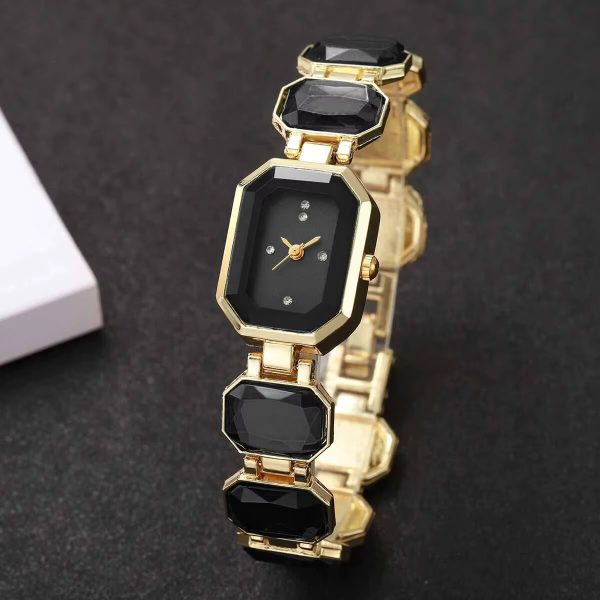 Elegant Rectangle Dial  Fashion Quartz Wrist Watches （Without Box） - Image 8