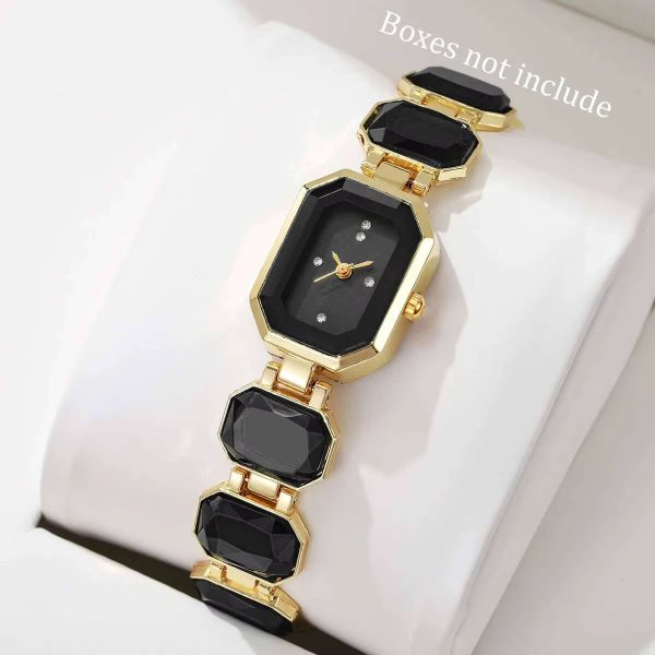 Elegant Rectangle Dial  Fashion Quartz Wrist Watches （Without Box） - Image 13