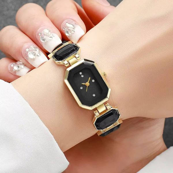 Elegant Rectangle Dial  Fashion Quartz Wrist Watches （Without Box） - Image 15