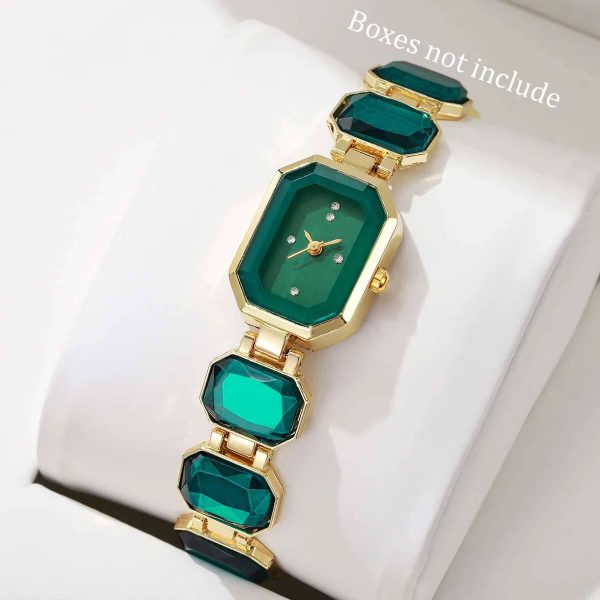 Elegant Rectangle Dial  Fashion Quartz Wrist Watches （Without Box） - Image 3