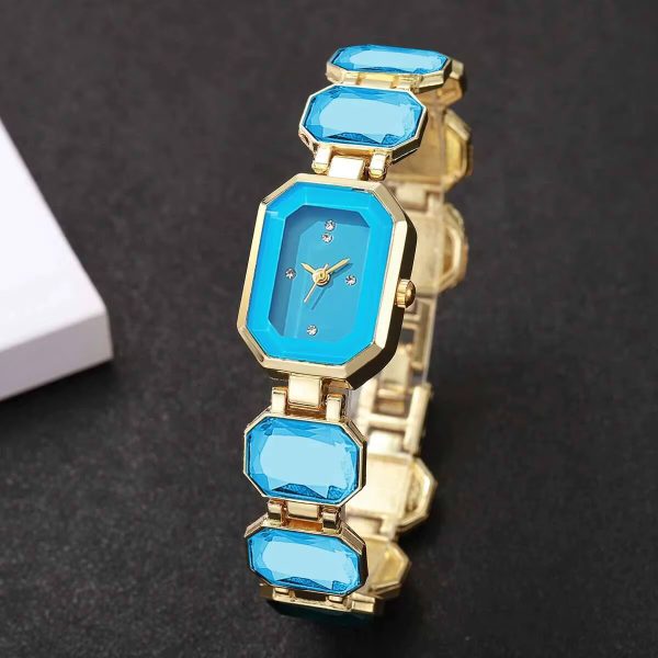 Elegant Rectangle Dial  Fashion Quartz Wrist Watches （Without Box） - Image 4