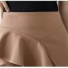 Elegant Ruffles Oversized High Wiast Pencil Korean Bodycon Midi Skirt - Image 16