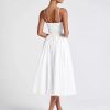 Elegant V-Neck Princess Waistline Long Slip Dress - Image 2