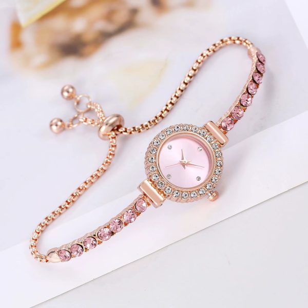 Exquisite Bracelet Analog Fashion Quartz Watch (Without Box)