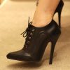 Fetish Pinup Ballet Toe Fashion Pointed Toe Stiletto Vintage Pumps - Image 3