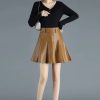 Genuine Real Leather Fashion Korean Style High Waist Mini Skirt - Image 11
