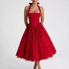 Halter Neck Fashion A-line Party Dress - Image 9